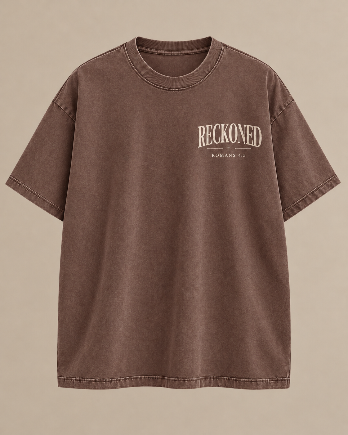 Manifesto Tee — Romans 4:5 Front